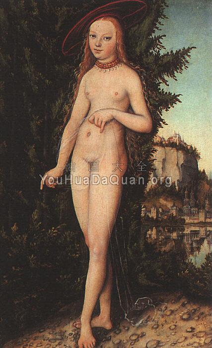 Venus standing in a landscape - 大卢卡斯·克拉纳赫